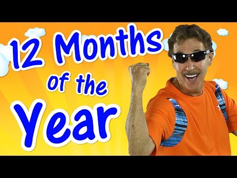 12 Months of the Year | Exercise Song for Kids | Learn the Months | Jack Hartmann