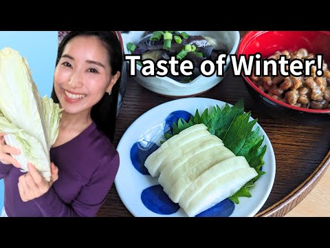 4 Must-try Winter Veggie recipes in Japan! : Daikon, Spinach, Carrots, Napa Cabbage