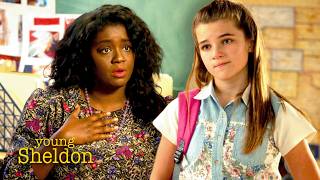 Missy Manipulates Her Teacher to Get Out of a Test | Young Sheldon