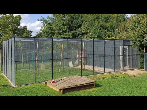 Aufbau einer Außenvoliere | Bau im Zeitraffer | DieVoliere.de