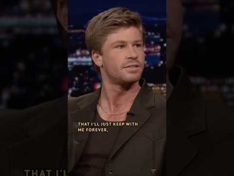 #RobertIrwin reminiscing on his first Tonight Show appearance when he was 13 years old 🥹