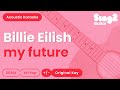 Billie Eilish My Future Acoustic Karaoke