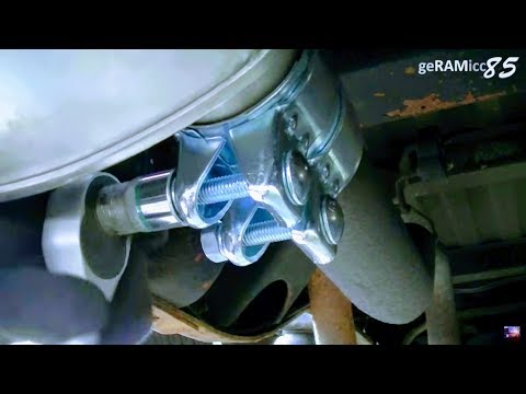 HOW TO INSTALL NEW MUFFLER + V8 SOUND TEST | FLOWTECH RAPTOR ON DODGE RAM | CAR TRUCK BUDGET PARTS