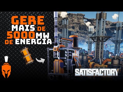 Produção de ENERGIA com PETRÓLEO | Satisfactory