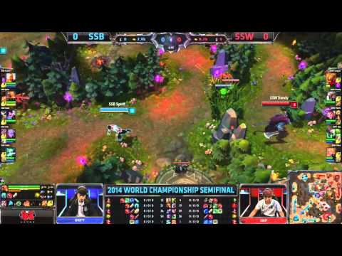 (11.10.2014) SSW vs SSB G1 | Samsung White vs Samsung Blue G1 | LoL World Championship 2014