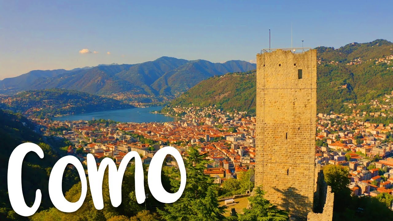 Discover the aerial panoramas of Castello Baradello.