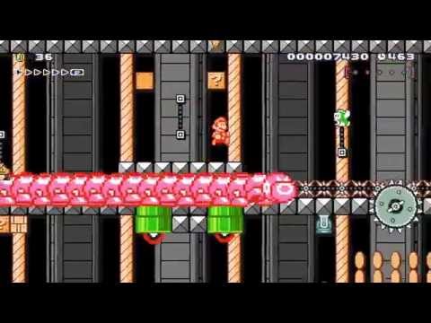 100K Special: ♥Wiggler Express♥ - Super Mario Maker