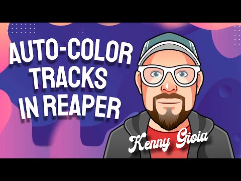 Auto-Color Tracks in REAPER
