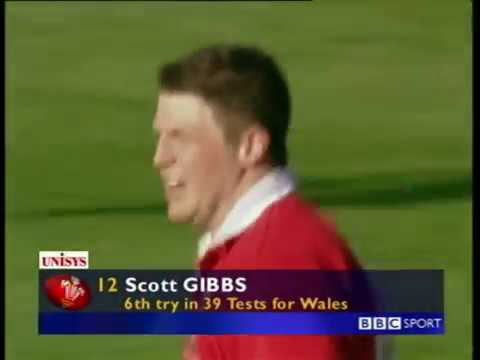 Scott Gibbs try at Wembley in 1999!  | Guinness Six Nations