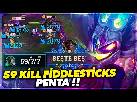 YUHH!! I SHOOT 59 KILL FİDDLESTICKS FIVE OUT OF FIVE!! I'M MELTING MEN LIKE A VOLCANO!! | Ogün De...