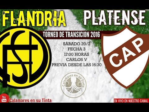 Flandria vs Platense - Fecha 3 - Torneo Transición 2016