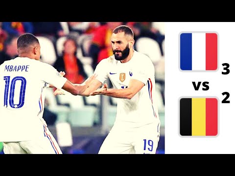 France vs Belgique (3 - 2 ) Remontada Résumé des buts