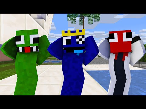 MONSTER SCHOOL : CHICKEN WING MEME RAINBOW FRIENDS - MINECRAFT ANIMATION