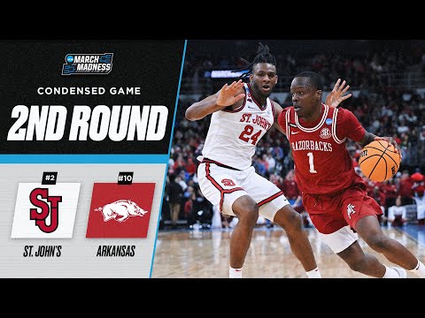 Arkansas vs. St. John's - Second round NCAA tournament extended highlights