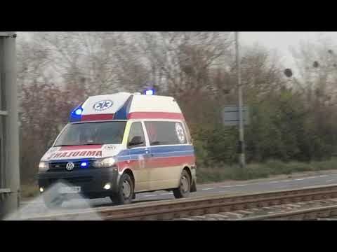 Karetka na sygnale na ulicy Hetmańskiej. [Full HD] 01.12.2020