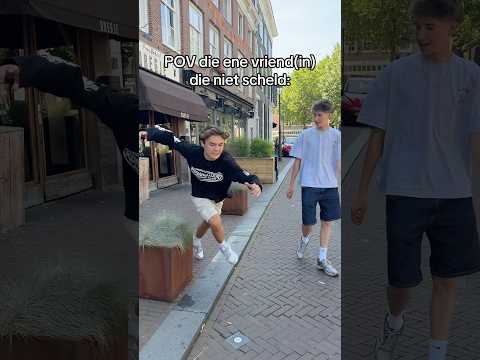 POV die ene vriend(in) die niet scheld!🤣 #dannyjongejan #shorts #sketch