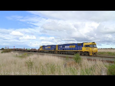 5MP2 Pacific National Steel Train With All Empty Wagons (1/9/2022) - PoathTV Railways