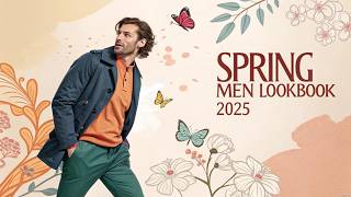 🌸 Spring Men Lookbook 2025 Trendy & Casual Outfits to Try! 🔥