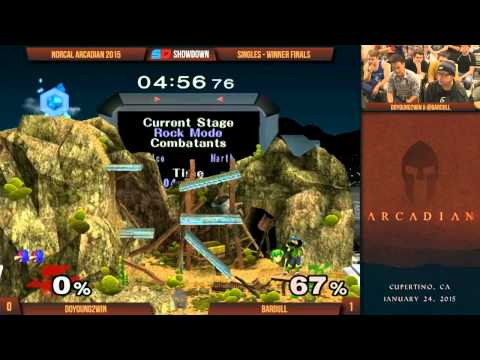 NorCal Arcadian 2015 - Singles - Winner Finals: DoYoung2Win (Puff, Falco, Fox) vs Bardull (Marth)