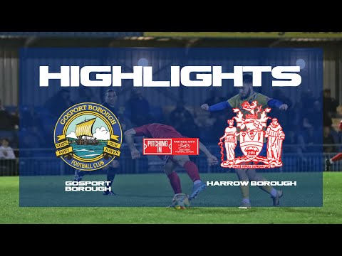 HIGHLIGHTS | Gosport Borough 1 - 3 Harrow Borough