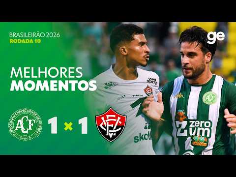Gols e lances de Chapecoense x Vitória