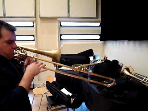 How to play high notes on trombone...