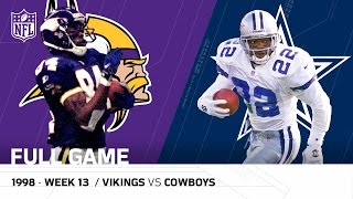 Randy Moss & Vikings Torch the Cowboys | Thanksgiving 1998 | NFL Full Game