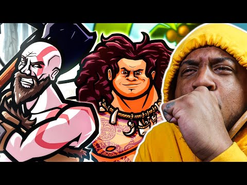 Kratos vs Maui - RAP BATTLE! (REACTION) @FreshyKanal