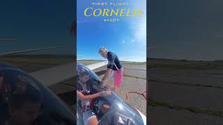 14 years old Cornelis First Flight. Aug 2025  #360instacamera # Gliding #14 years