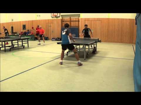 Trainingseinheit | Moritz Voß und Marc Schinkel (Tischtennis 2015)