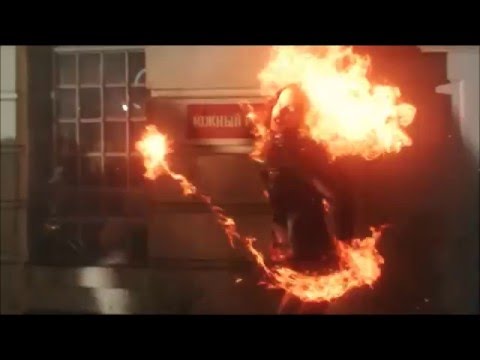 DC's Legends Of Tomorrow 1x05 Soviet Firestorm fight and turns nuclear scene