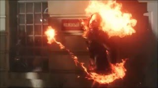 DC's Legends Of Tomorrow 1x05 Soviet Firestorm fight and turns nuclear scene