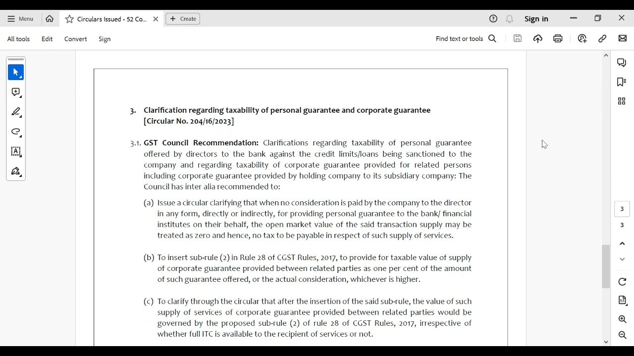 Webinar :A deep drive into circulars issued post 52nd GST Council meeting