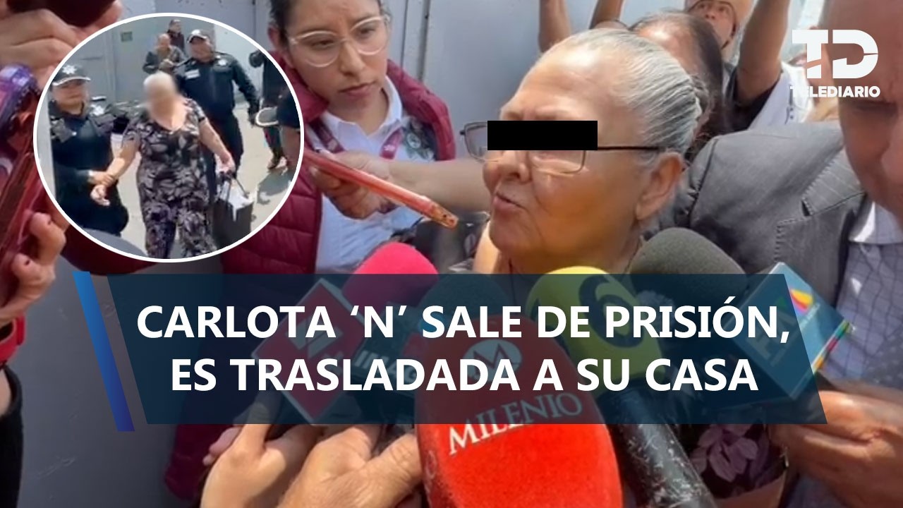 'Doña Carlota' deja la cárcel y es trasladada a su casa para continuar su proceso por homicidio