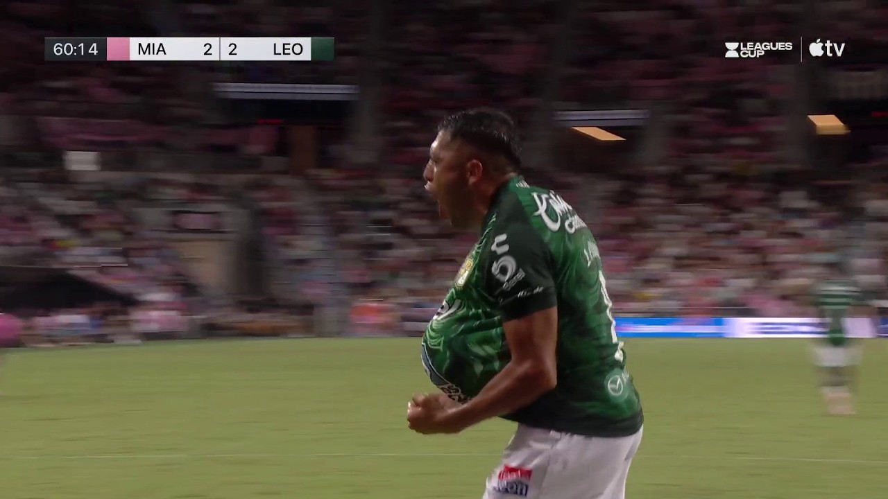 🔥 GOL Juan Pablo Domínguez | Inter Miami 2-2 León | Leagues Cup