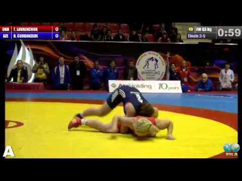 GGP2013 / Tatyana Lavrenchuk (UKR) - Ragnetta GURBANZADE - FW 63 kg bronze medal match