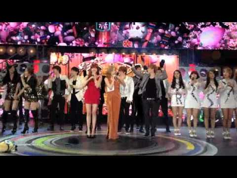 [FANCAM] SuJu, B2ST, MBLAQ, TVXQ, f(x), SNSD & more! (MBC Korean Music Wave In Google - 120521)