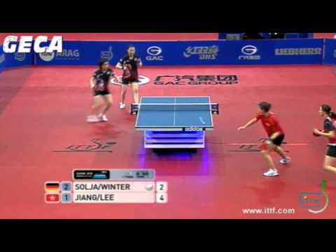 Petrissa Solja/Sabine Winter vs Lee Ho Ching/Huajun Jian[Women'sDouble Final German Open 2012]