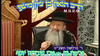 הרב בן ציון מוצפי • פרשת נח מר"ן הרב עובדיה יוסף זצ"ל תשע''ט