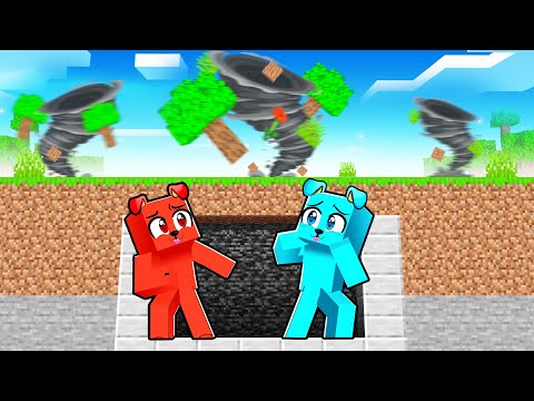 WIELKIE TORNADO vs BUNKIER w Minecraft!
