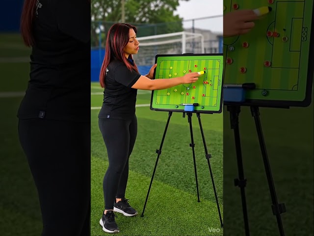 Vídeo relacionado con WISEPLAYERFC Pizarra Táctica Reversible para Entrenador de Fútbol con Silbato y Bolsa