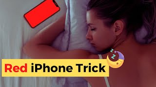 How to Turn Your iPhone Screen Red (and Sleep Better) #shorts