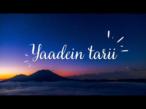 Yaadein Teri ----- Mubeen Butt (lyrics video)