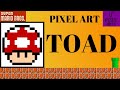 MARİO BROS Toad Pixel Art