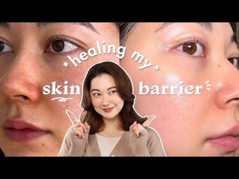 How I heal my Skin Barrier in 1 WEEK~! my skincare routine for irritated skin 😮‍💨