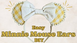 Make Your Own Minnie Mouse Ears: Easy Sewing Project