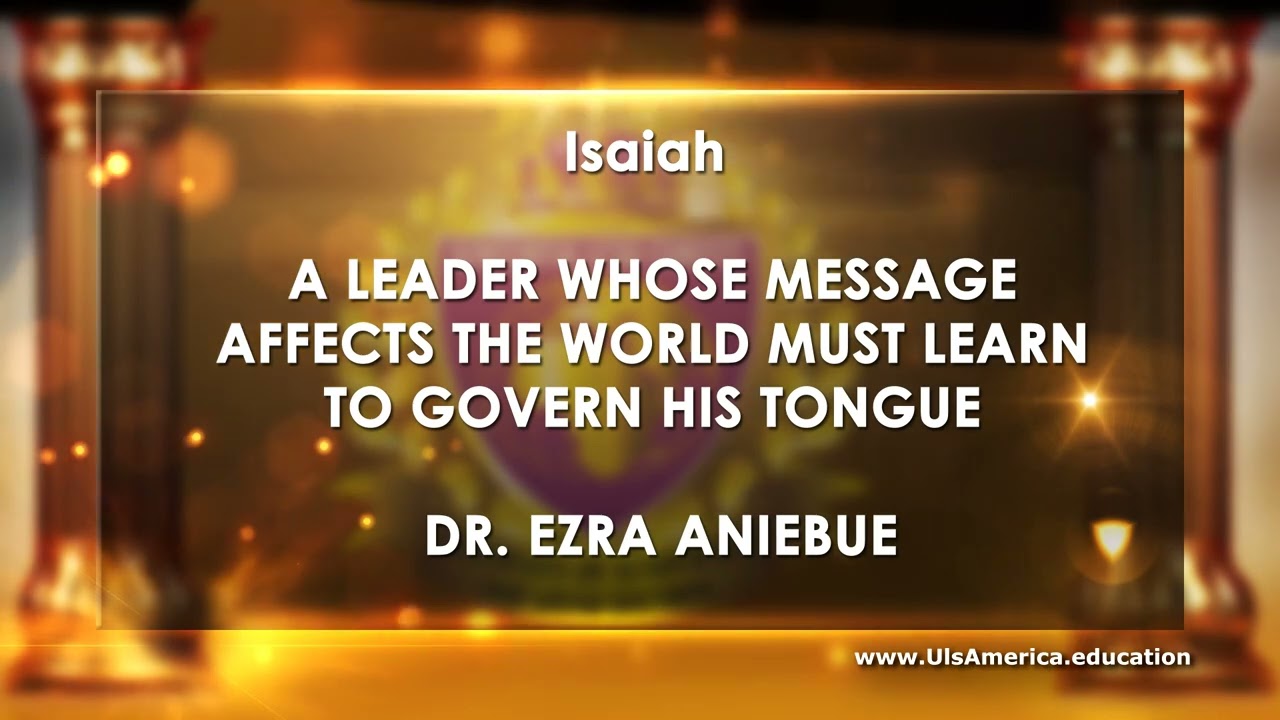 Biblical Leadership Quotes by Dr Ezra
