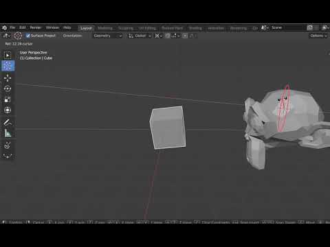 Blender 3DCursor to control gizmo