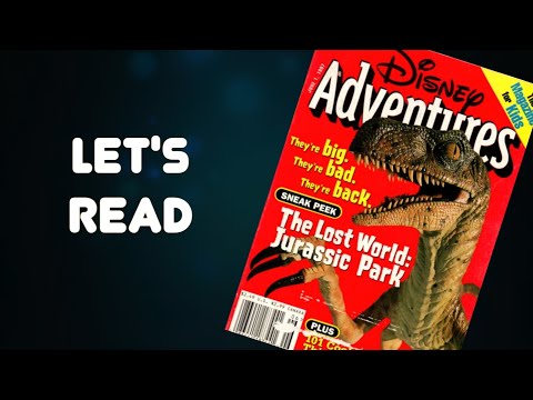 Let's Read Disney Adventures Ep 6: The Lost World: Jurassic Park Sneak Peek