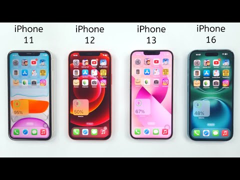 iPhone 16 vs iPhone 13 vs iPhone 12 vs iPhone 11 - ULTIMATE SPEED TEST 🔥